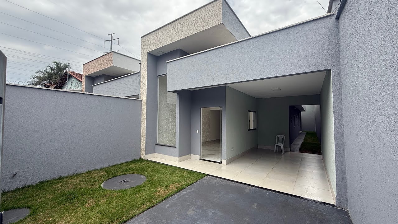 CASA NO SETOR GARAVELO – APARECIDA DE GOIÂNIA | 3/4 COM SUITE POR R$ 420 Mil #casa 