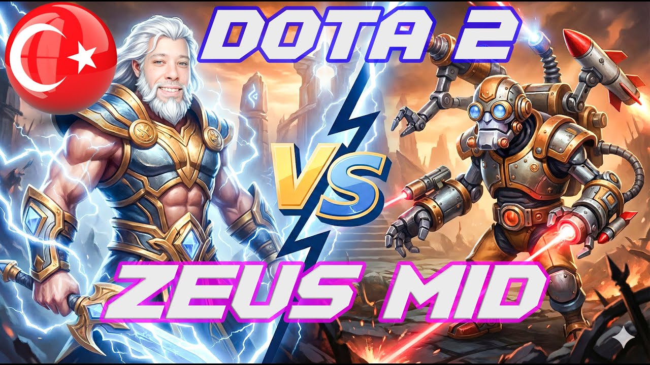 Dota 2 Türkçe TR | Zeus Mid | Dereceli / Immortal