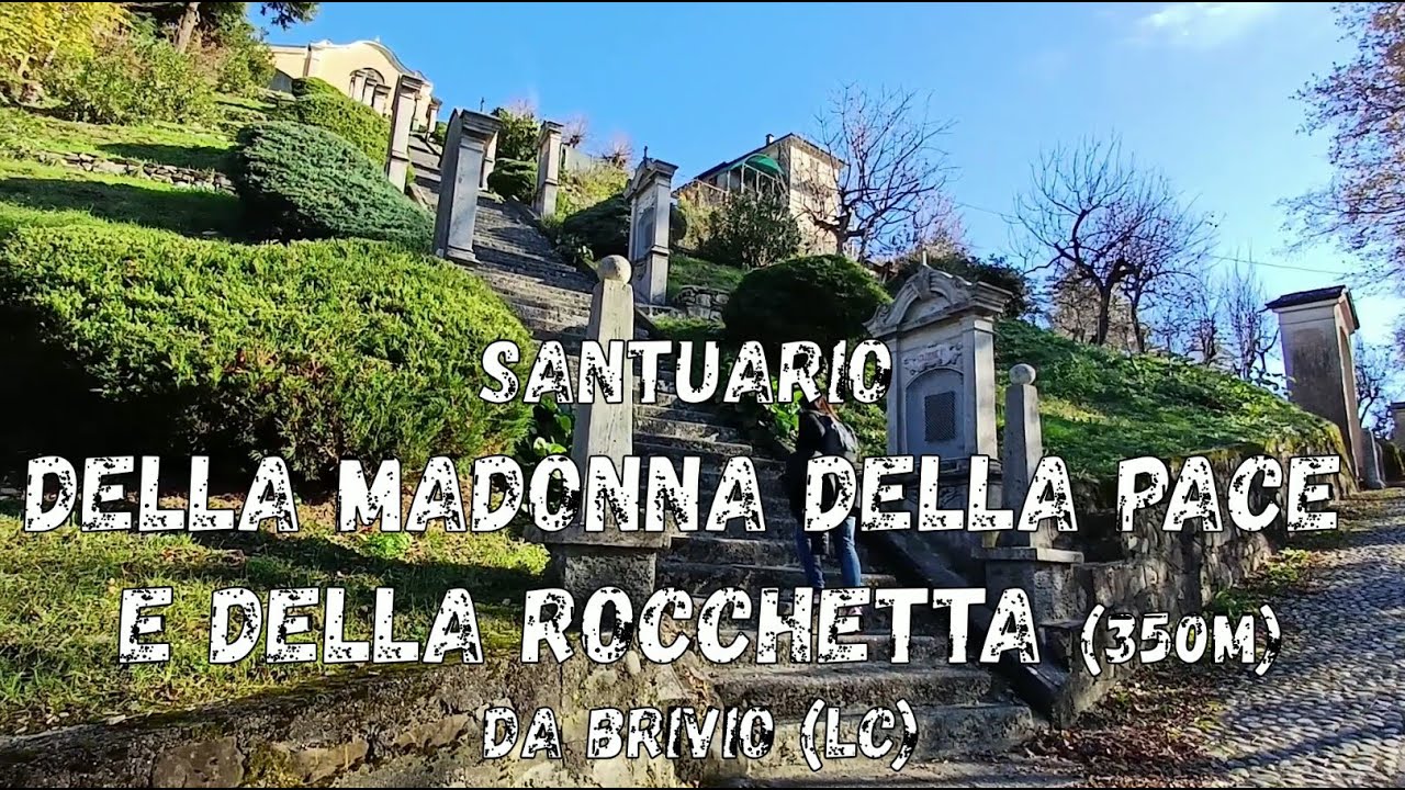 Santuario della Madonna della Pace e della Rocchetta (350m) da Brivio (LC) #walking #hiking