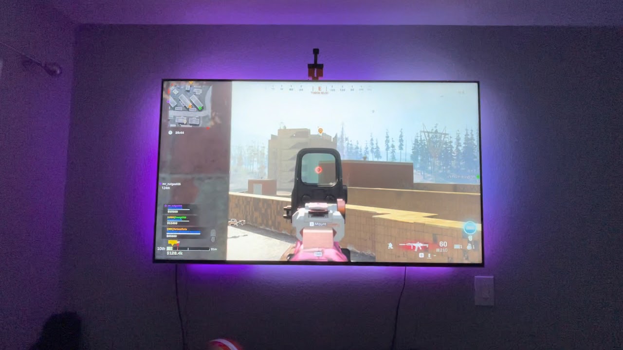 Govee Immersion RGBIC LED TV Backlight Warzone Test