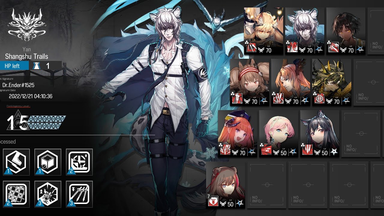 Arknights CC#9 Day 14 Shangshu Trials Risk 15 (Max)
