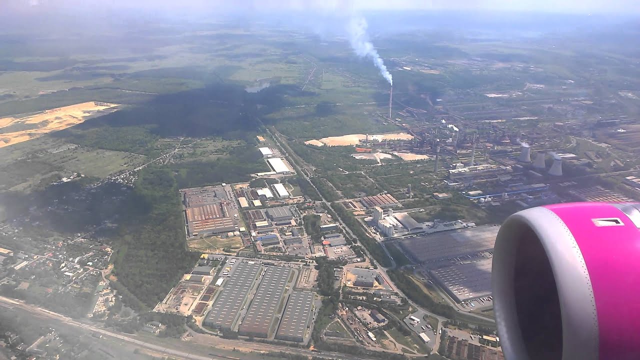 Wizzair lądowanie | landing | atterraggio | Katowice KTW (13.05.2014)
