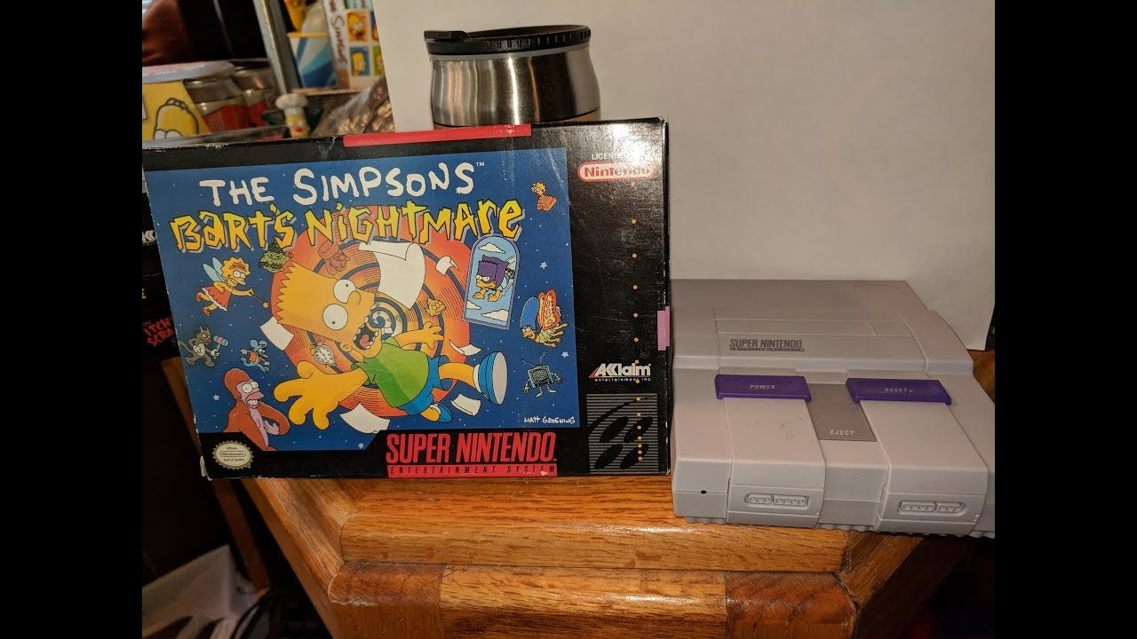 The Simpsons: Bart's Nightmare - SNES vs. SNES Classic Gameplay