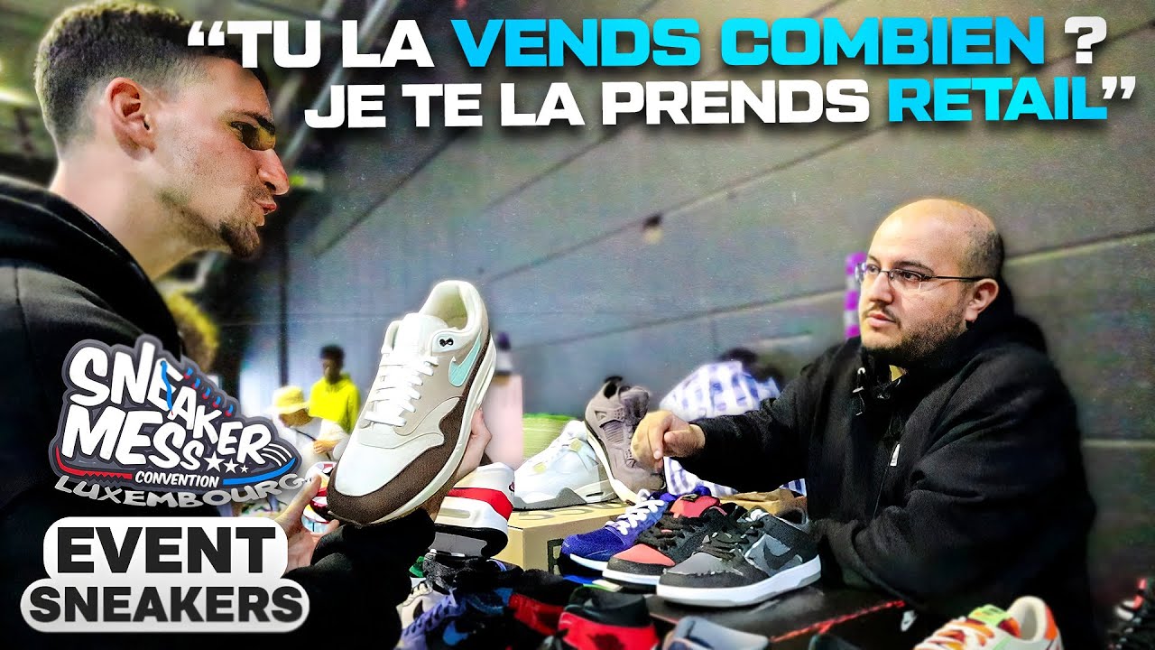 Mon PREMIER ÉVENT SNEAKERS au LUXEMBOURG : Sneakermess !!