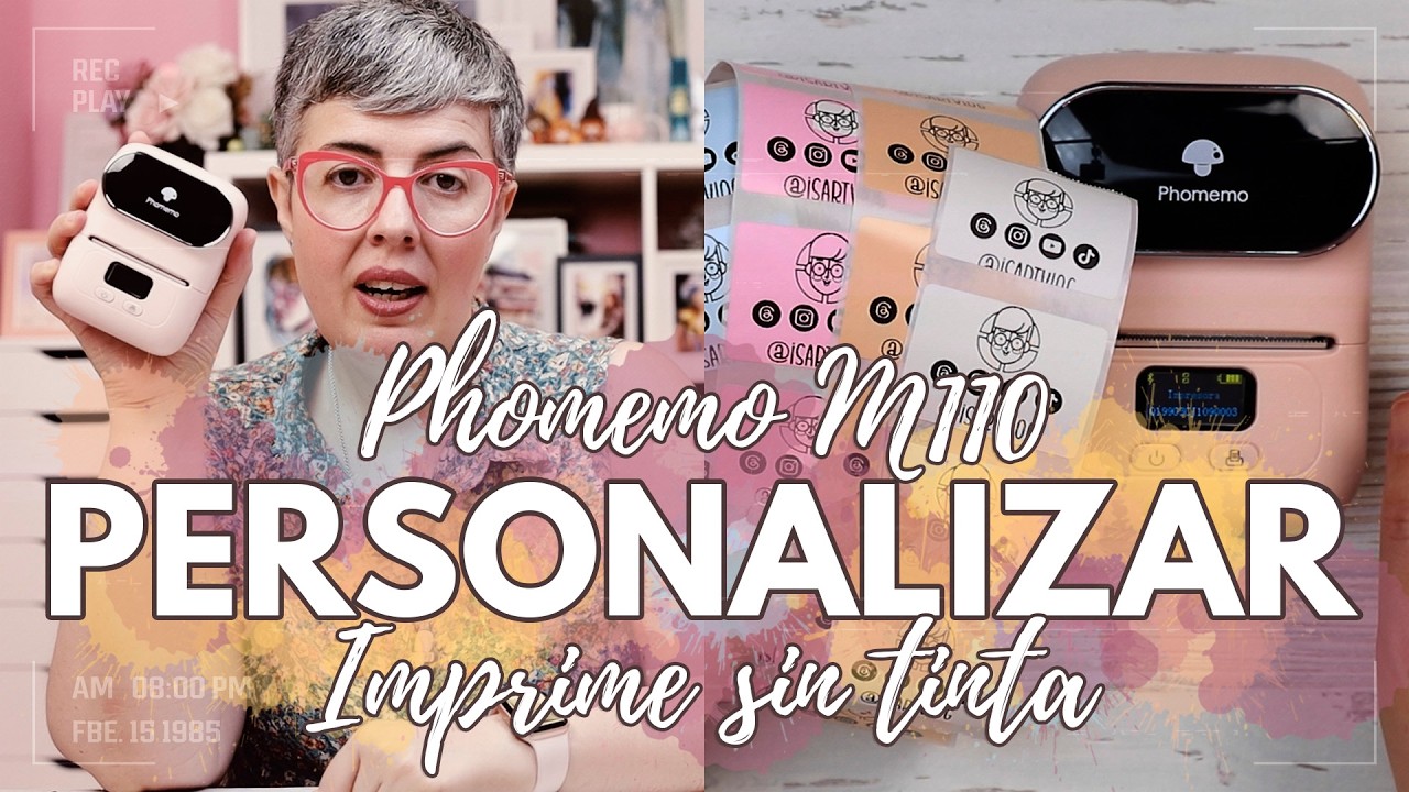 ETIQUETAS PERSONALIZDAS | Utiliza tus PROPIAS IMÁGENES | Phomemo M110