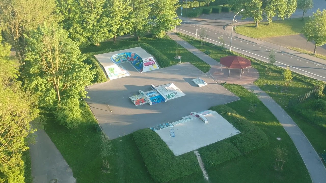 [DJI Spark] Drone/ Drohne Paderborn Wewer Borchen Skatepark