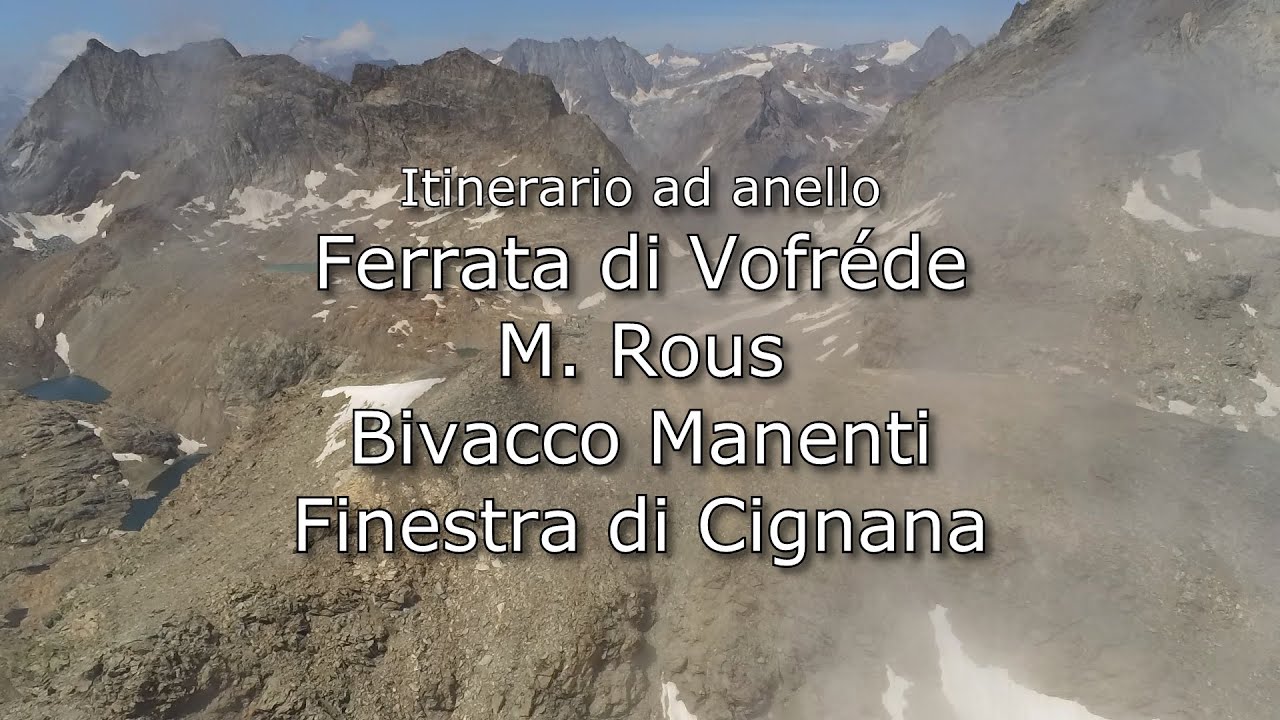 Valtournenche: anello Ferrata di Vofréde e Mont Rous - HD 1080 50P