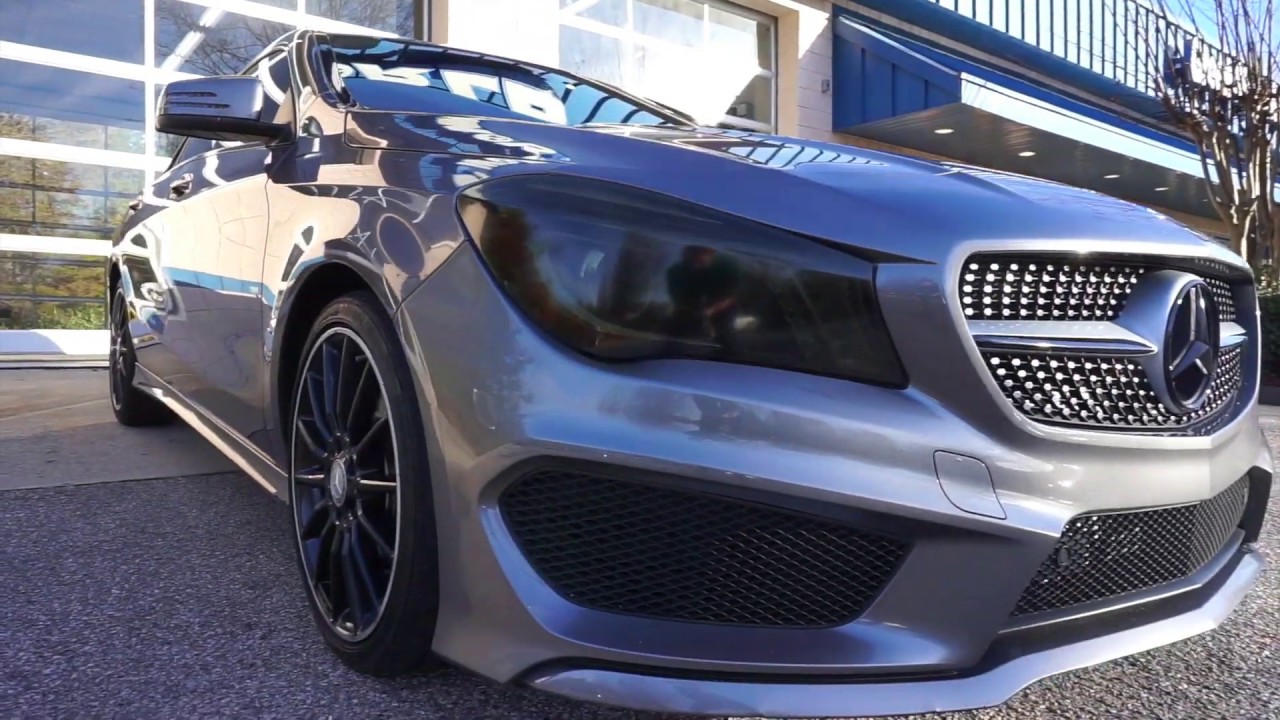 Mercedes Benz CLA250 Chrome Delete + Head light and Tail Light Tint