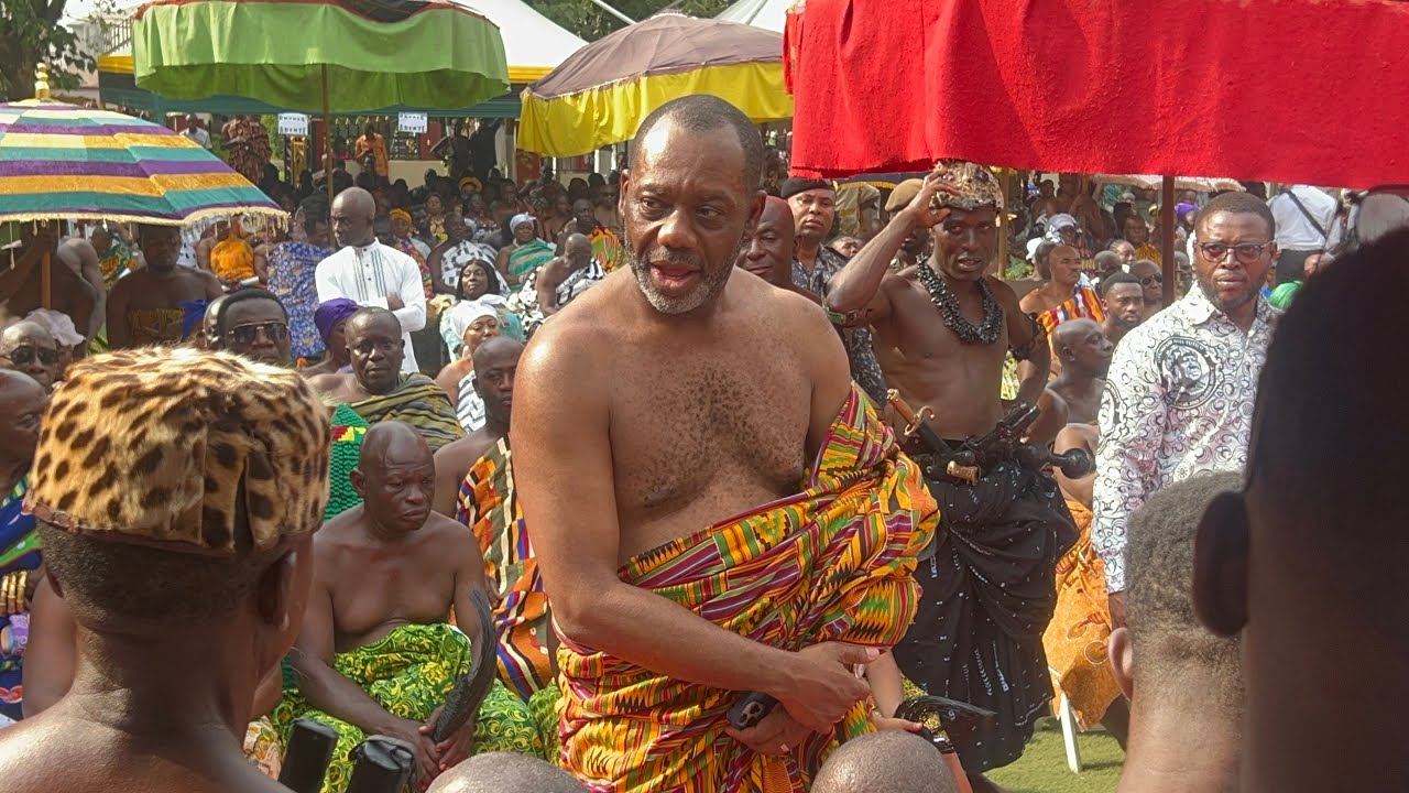 Napo Storm Manhyia For First Akwasidae of the year After Bawumia Victory 