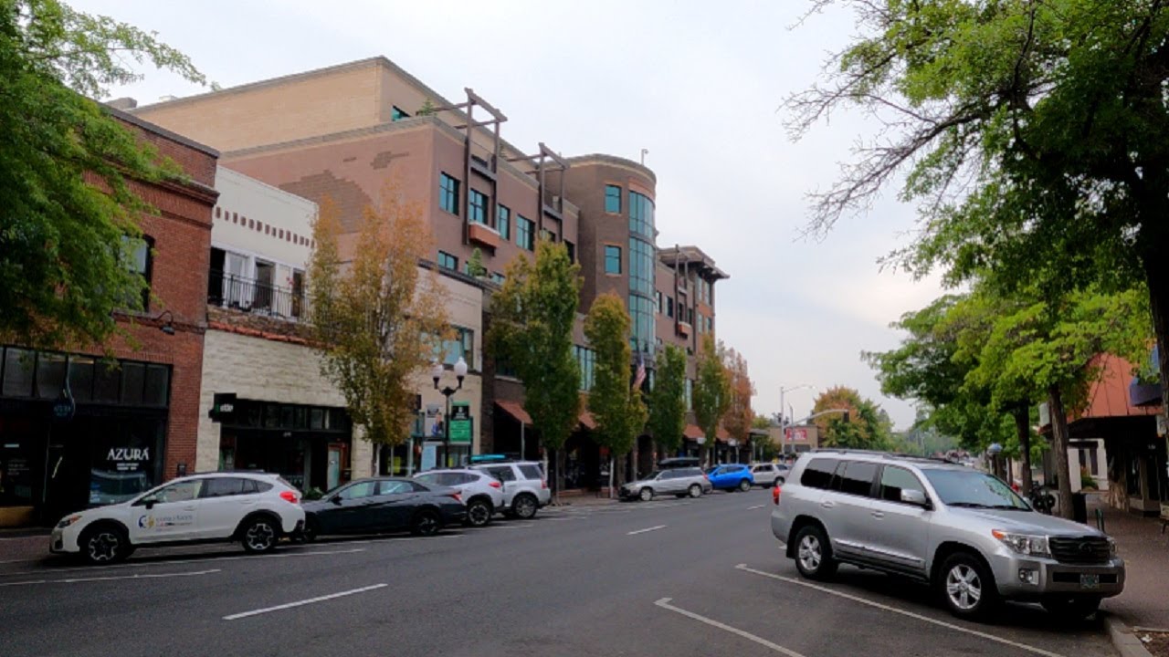 ⁴ᴷ⁶⁰ Walking downtown Bend, Oregon