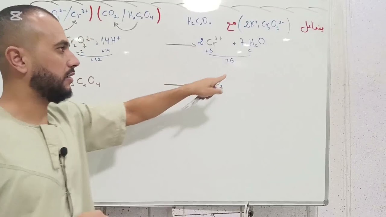 الوحدة 1 موازنة التفاعلات أكسدة إرجاع