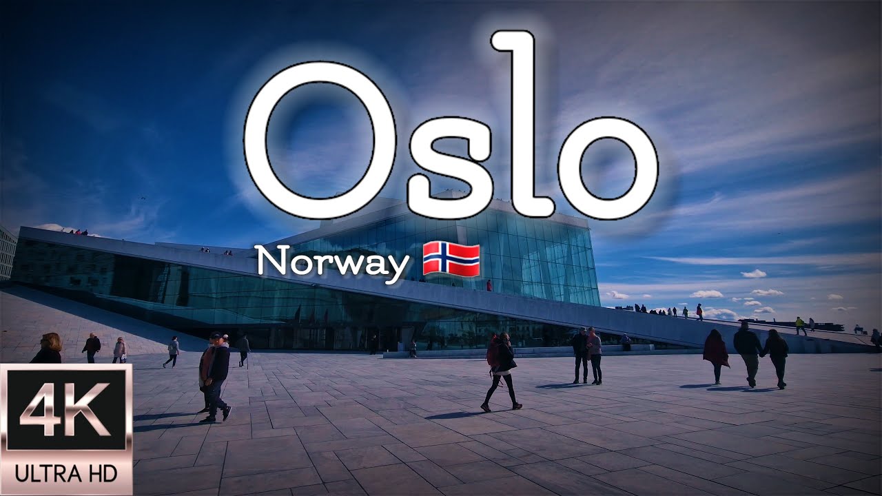 Let's explore Bj&oslash;rvika neighborhood towards Oslo Opera House in 4K!