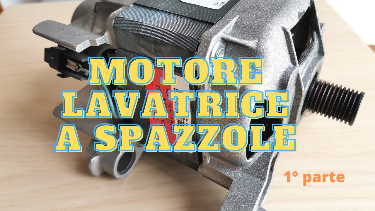 Motore lavatrice a spazzole   1 parte