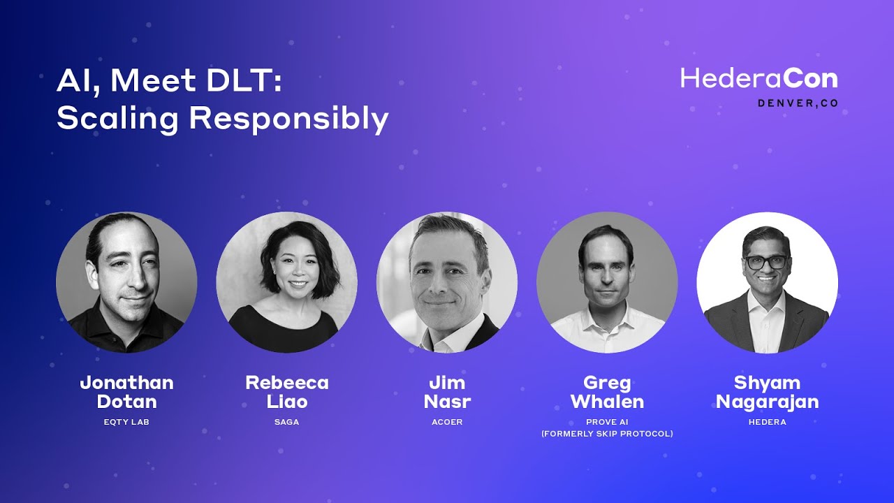 AI, Meet DLT: Scaling Responsibly | HederaCon 2025 | Main Stage
