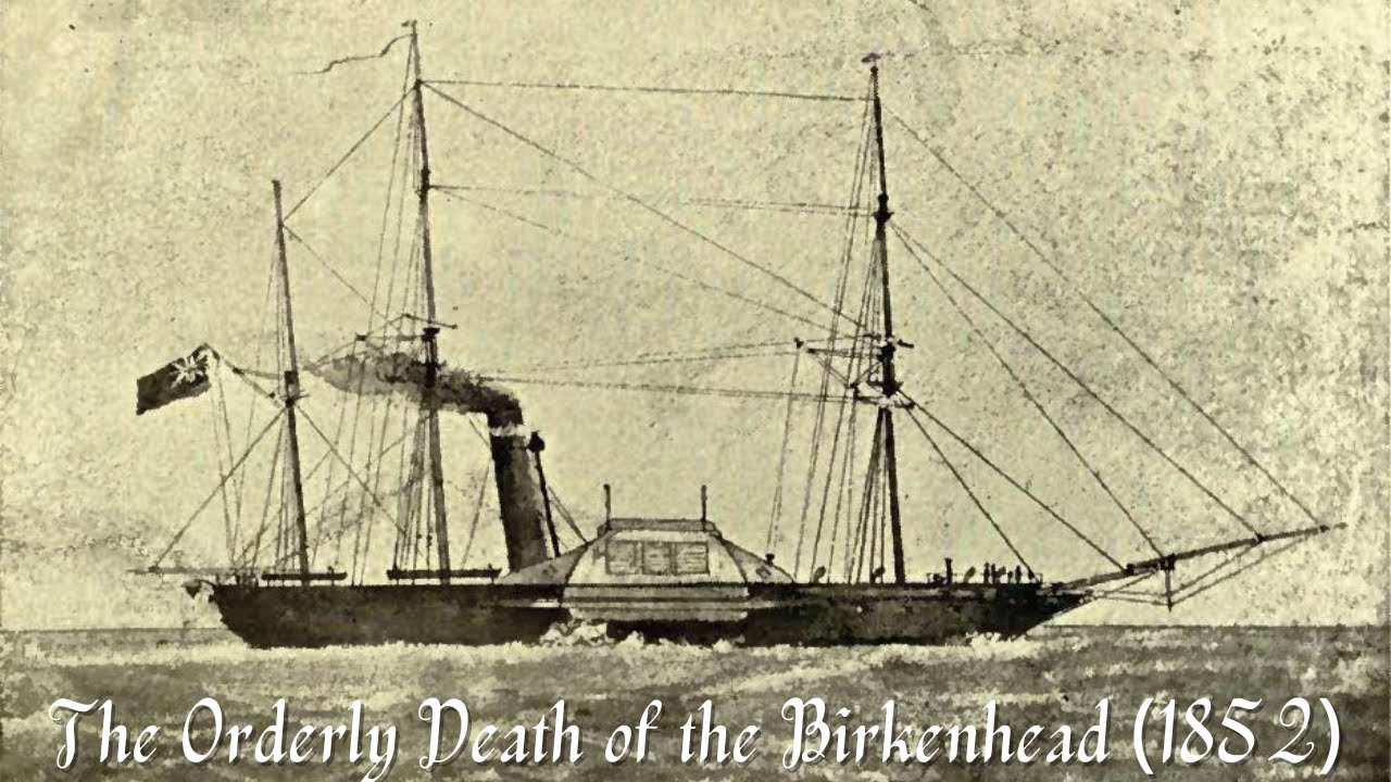 The Orderly Death of the Birkenhead (1852)