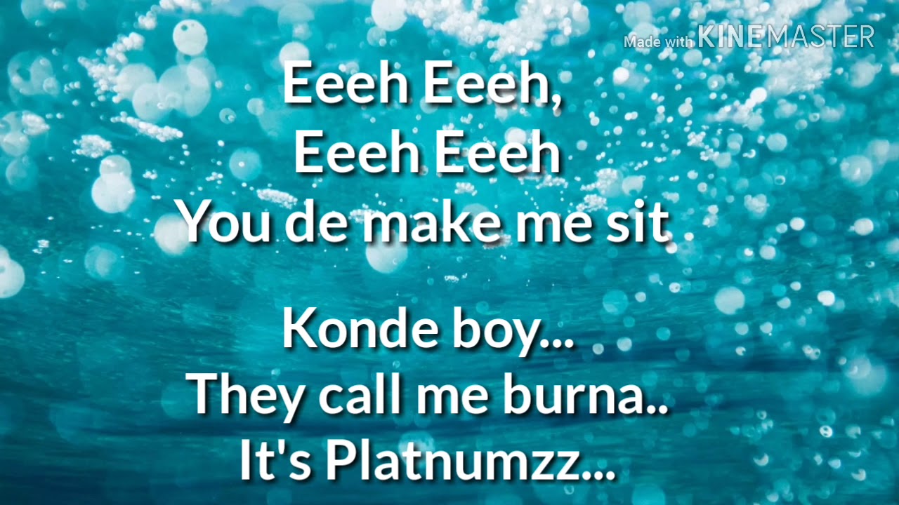 Kainama lyrics video by harmonize