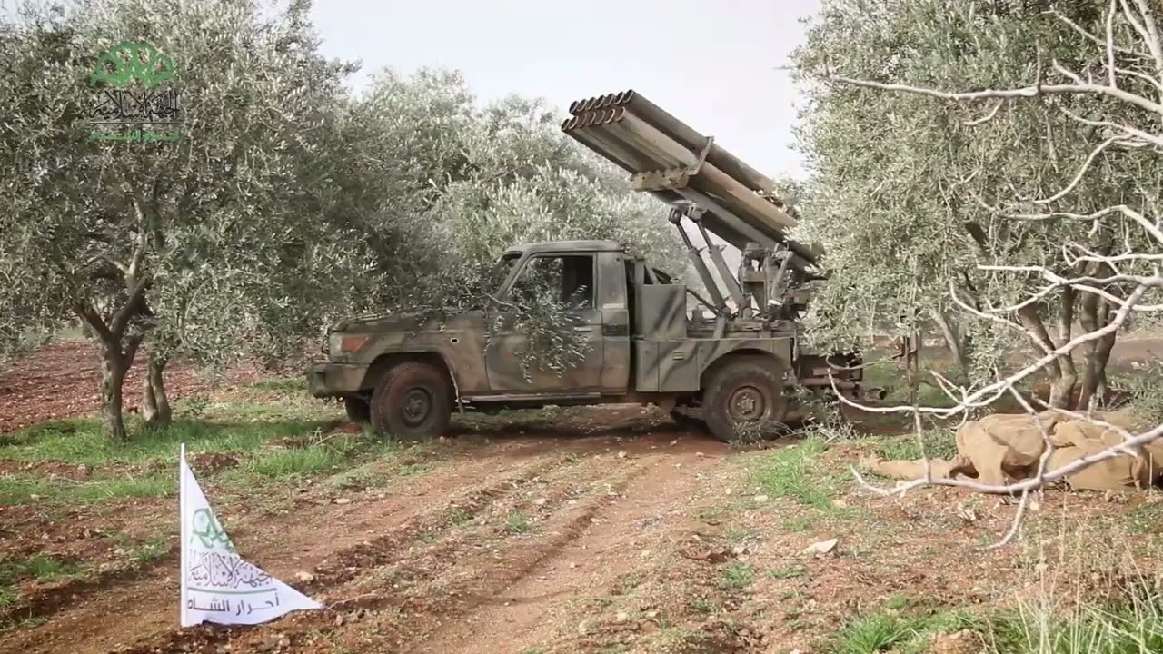 Ahrar al-Sham Targeting Syrian Army in the town of Atshan in Northeastern Hama countryside 1/11/2018