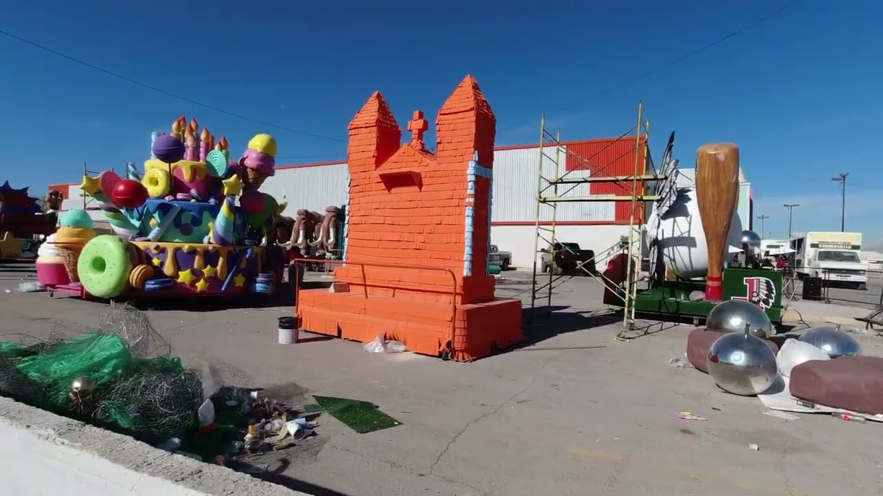 Así se ve por fuera los preparativos para el desfile por aniversario de Cd. Juárez 