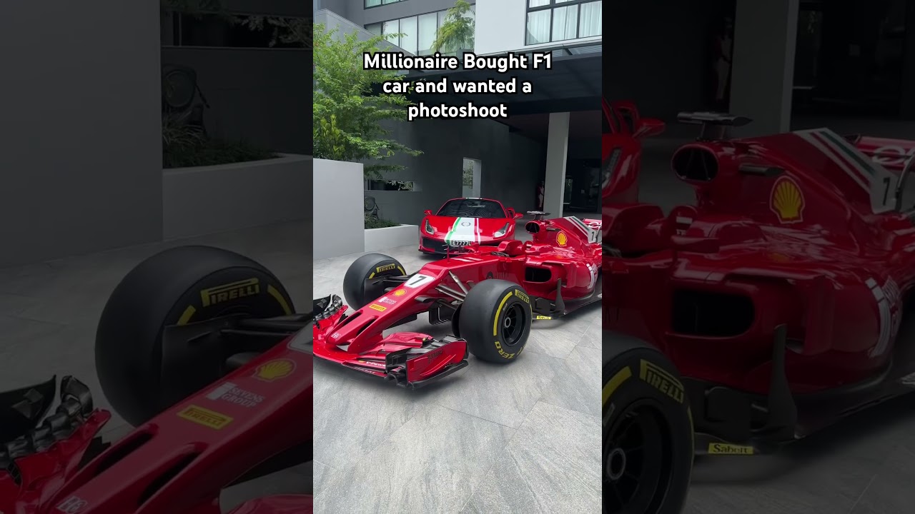 Privately owned F1 car in singapore🥶