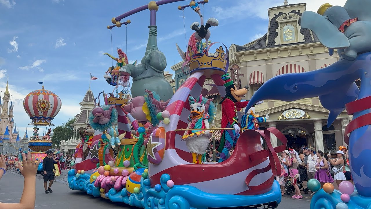Disney Festival of Fantasy Parade from Main Street USA