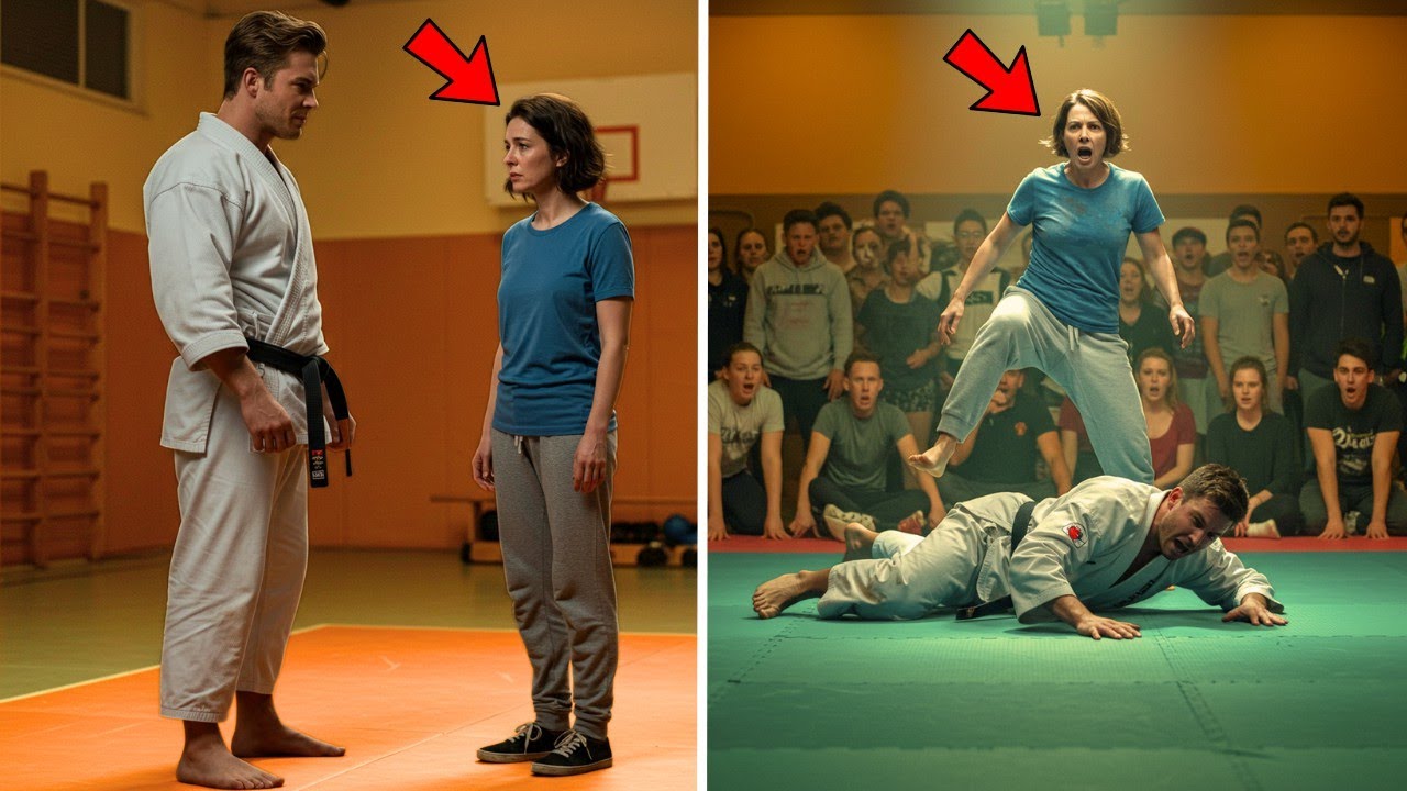 Černý Pás Vyzval Ženu k Souboji z Vtipu...Co Následovalo, Umlčelo Celý Gym