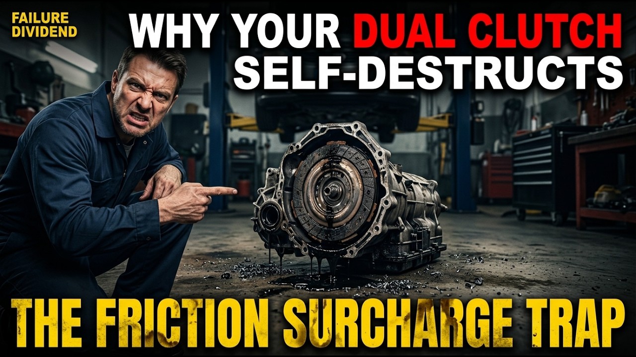 Why Dual Clutch Transmissions Are Destroying Modern Cars  The Friction Surcharge Trap #dualclutch