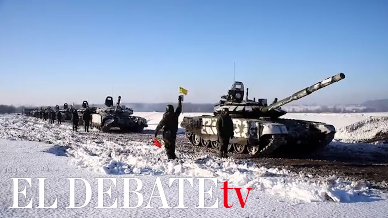 Las im&aacute;genes del repliegue del ej&eacute;rcito ruso en la frontera con Ucrania