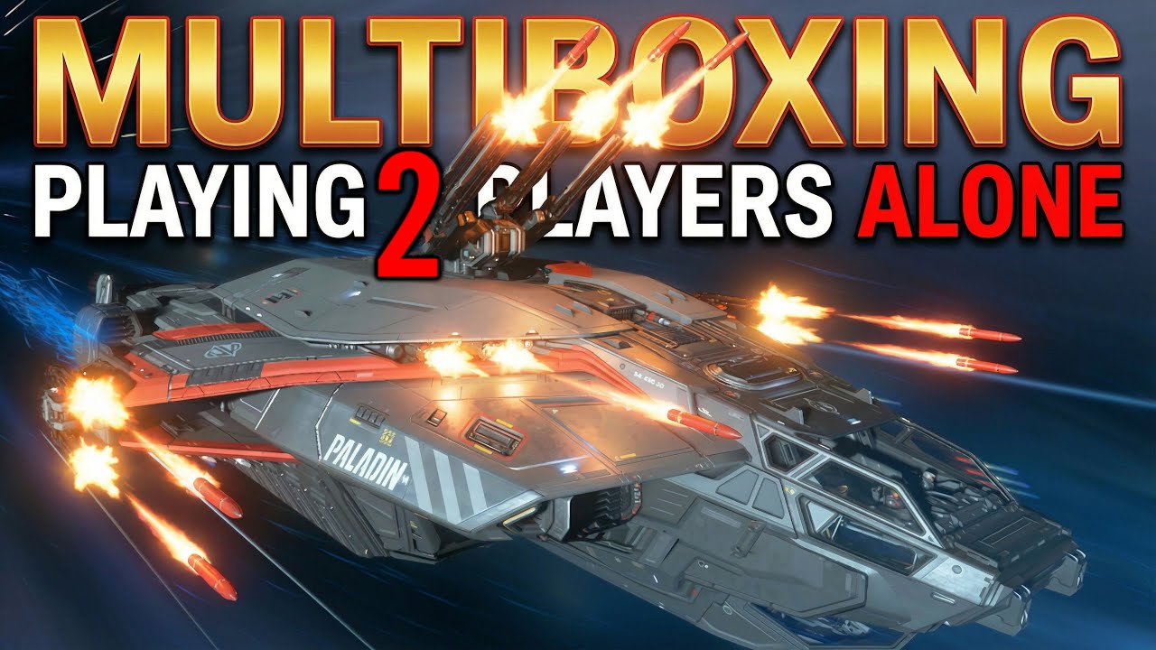 Star Citizen: How to play 2 Accounts: Pilot & Gunner Multiboxing