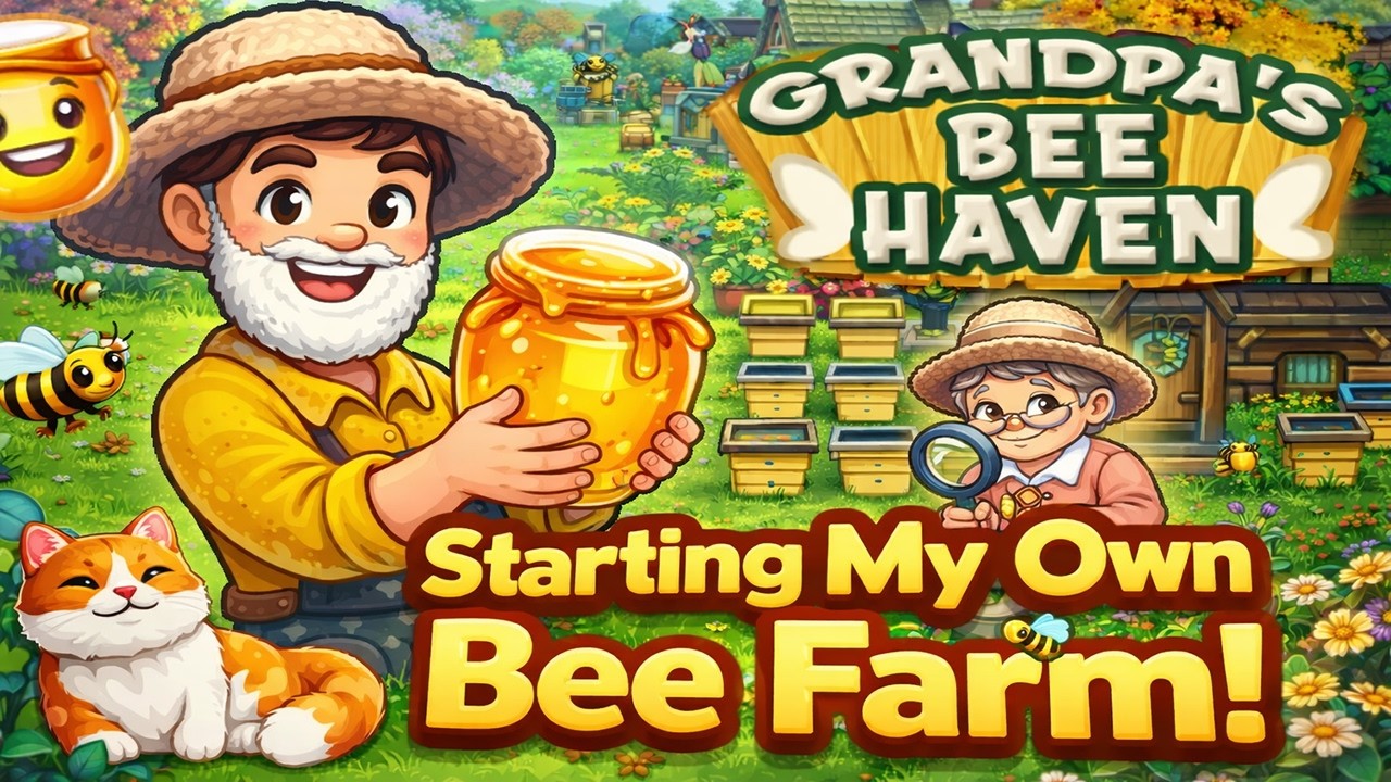 Building the Cutest Bee Farm Ever | Grandpa’s Bee Haven Demo