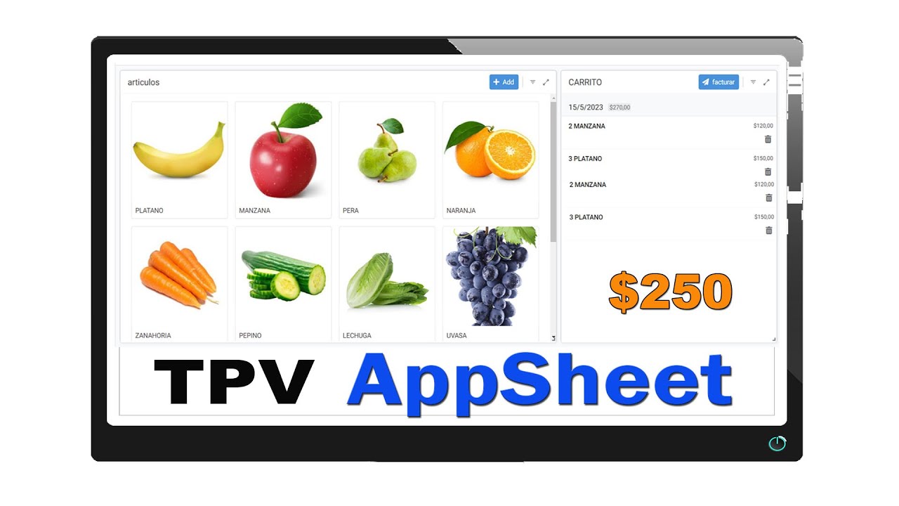 ¡Descubre cómo crear tu propio punto de venta TPV con AppSheet!