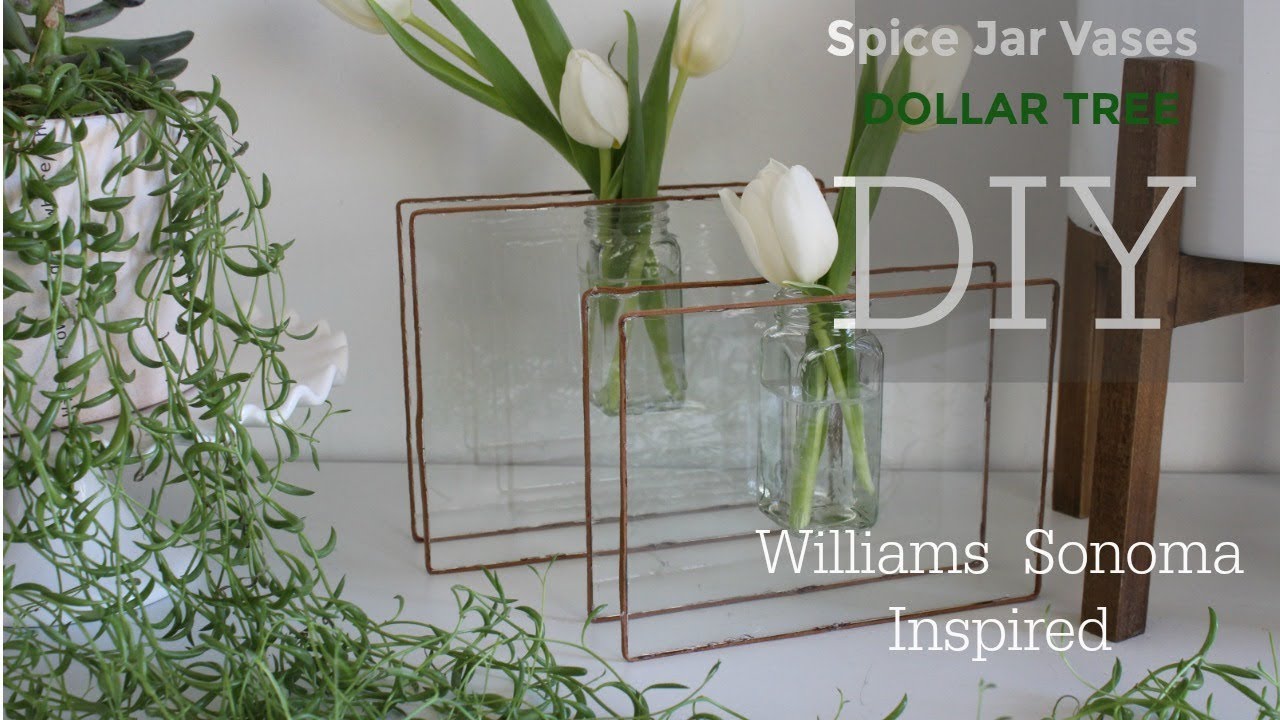 DOLLAR TREE DIY: Williams Sonoma Inspired Vases