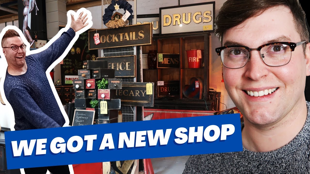 WE GOT A NEW SHOP! 🛍️ Red Brick Market Liverpool 🎨 Selling furniture #retail #furniturepainting
