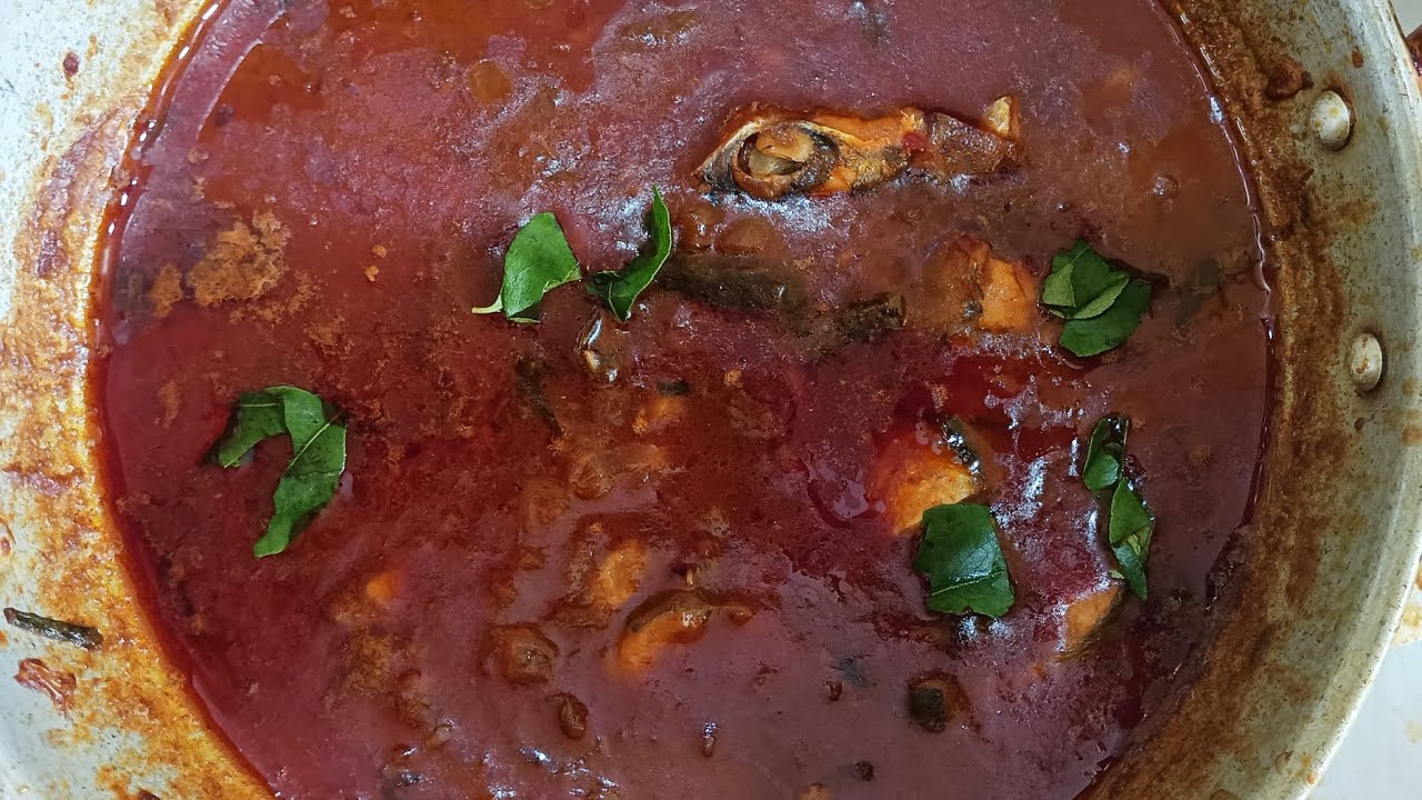 “😋😋🐟🐠வீட்டையே மணக்க வைக்கும் சுவையான மீன் குழம்பு”🐟#SpicyFishCurry#MeenKulambu#trending 