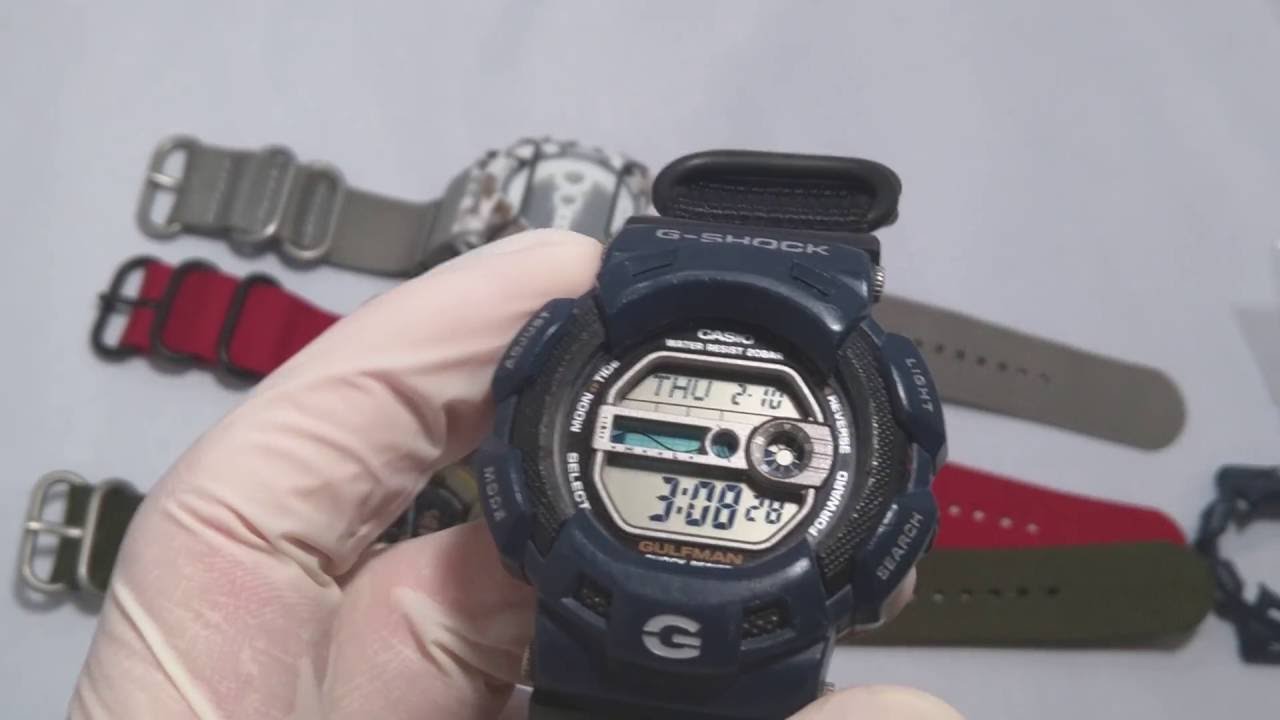 How to Replace The Bezel on Casio GShock G9100 G-9100 Gulfman Cover Swap Change #jaysandkays