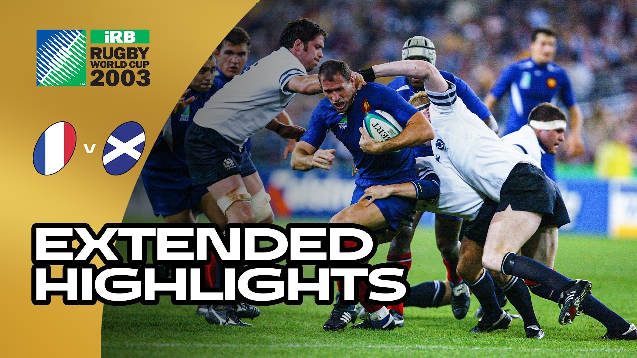 France in CRUISE CONTROL 🇫🇷 | France v Scotland | Rugby World Cup 2003 | Extended Highlights