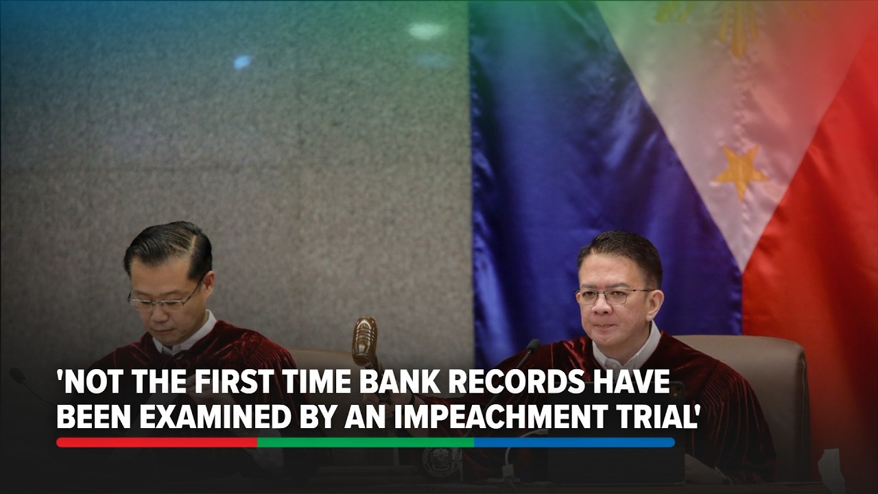 FULL RULING: Impeachment court subpoenas Sara Duterte bank records | ABS-CBN News