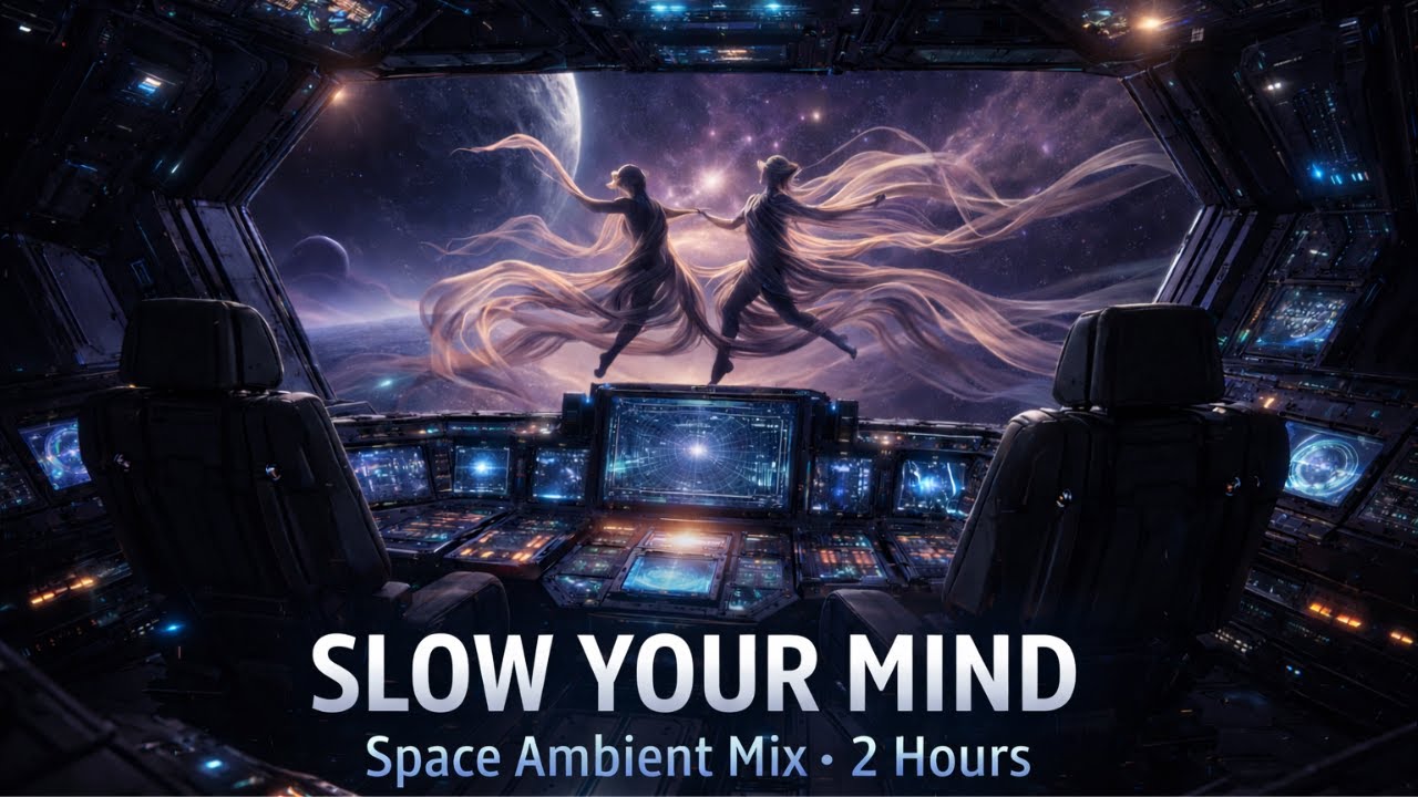 Drifting Past Midnight — Space Ambient to Wind Down (2 Hours)