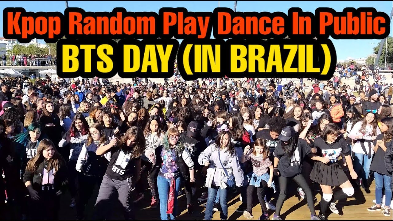 KPOP RANDOM PLAY DANCE IN PUBLIC - BTS DAY (IN BRAZIL)