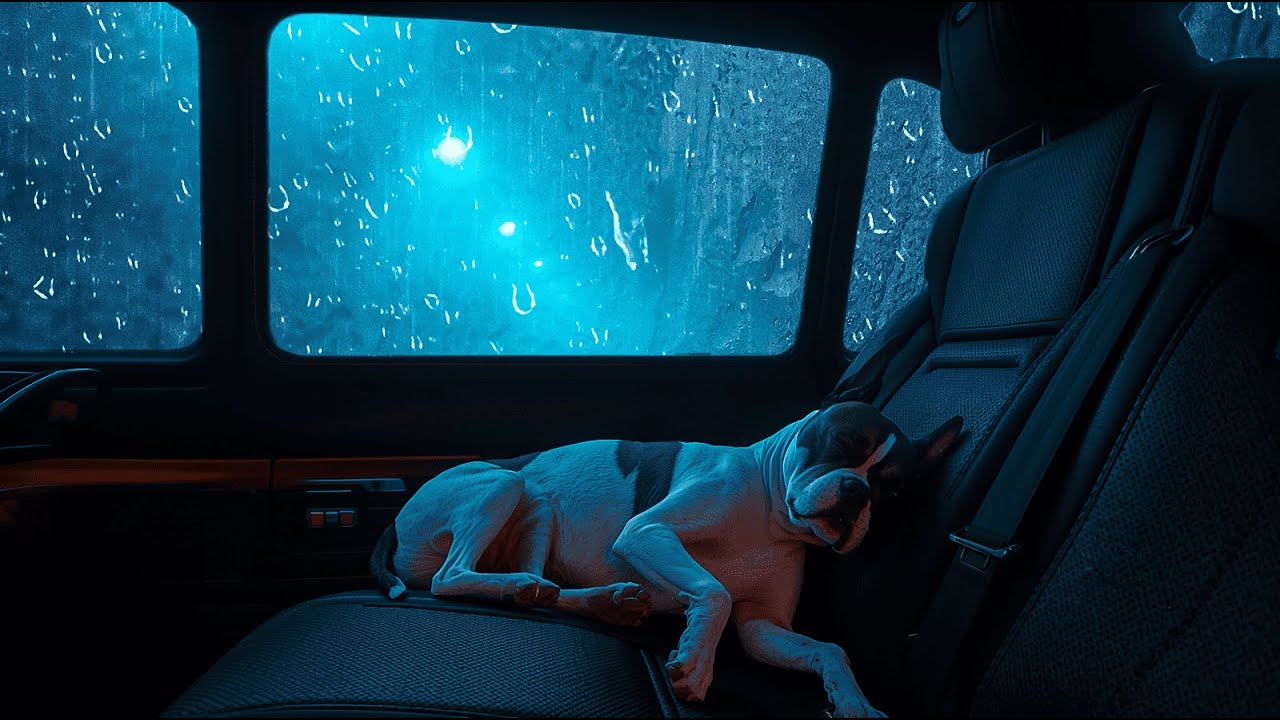 Night Rain & Thunder Sounds | Natural Sleep and Insomnia Relief
