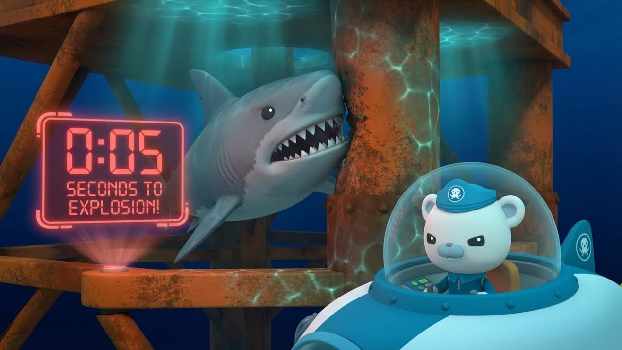 Terror at the Abandoned Rig! 🏗️ Saving the Giant Megalodon | Octonauts Rescue Mission