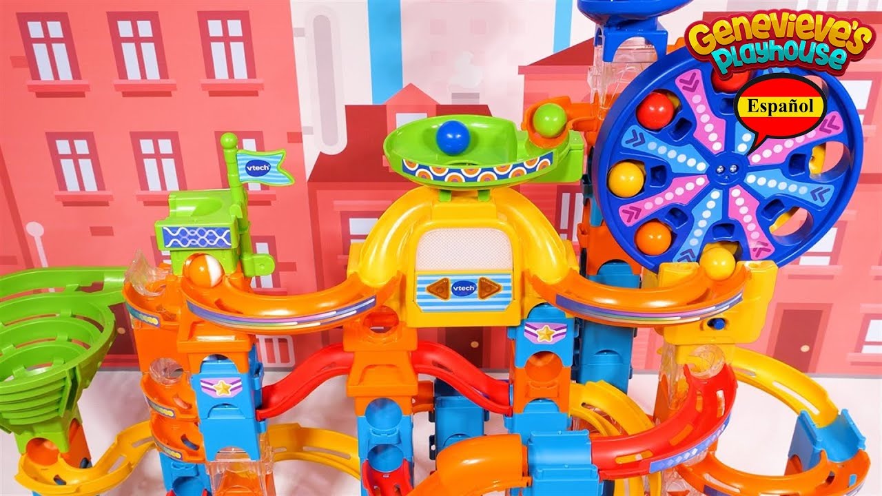 ¡Video de aprendizaje de juguetes para niños con el colorido laberinto de canicas de VTech!