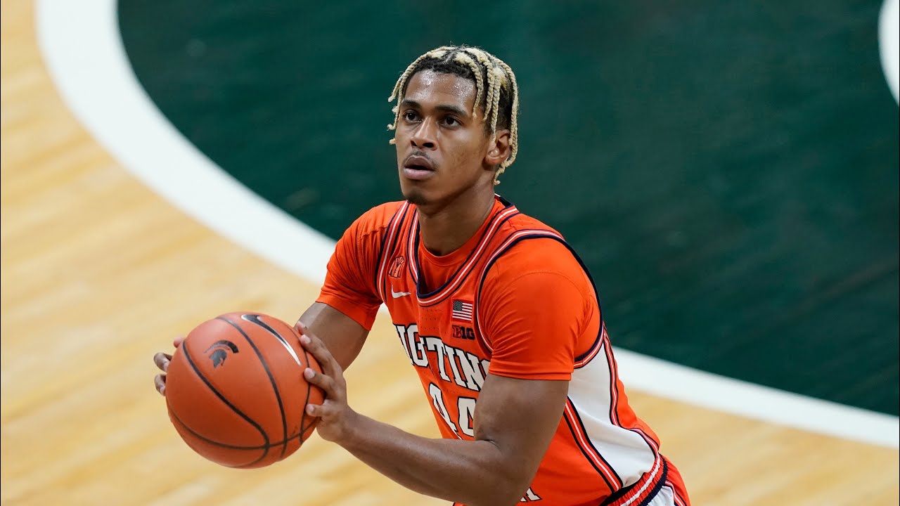 Adam Miller Illinois Full SZN Highlights - 8.3 ppg, LSU Newest Transfer