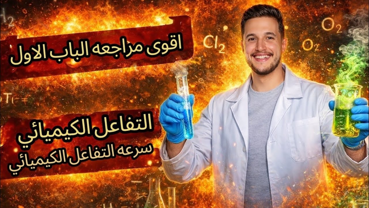 علوم تالته اعدادي مراجعه الباب الأول في اقل من ساعه شرح بالتفصيل التفاعلات الكيميائية 