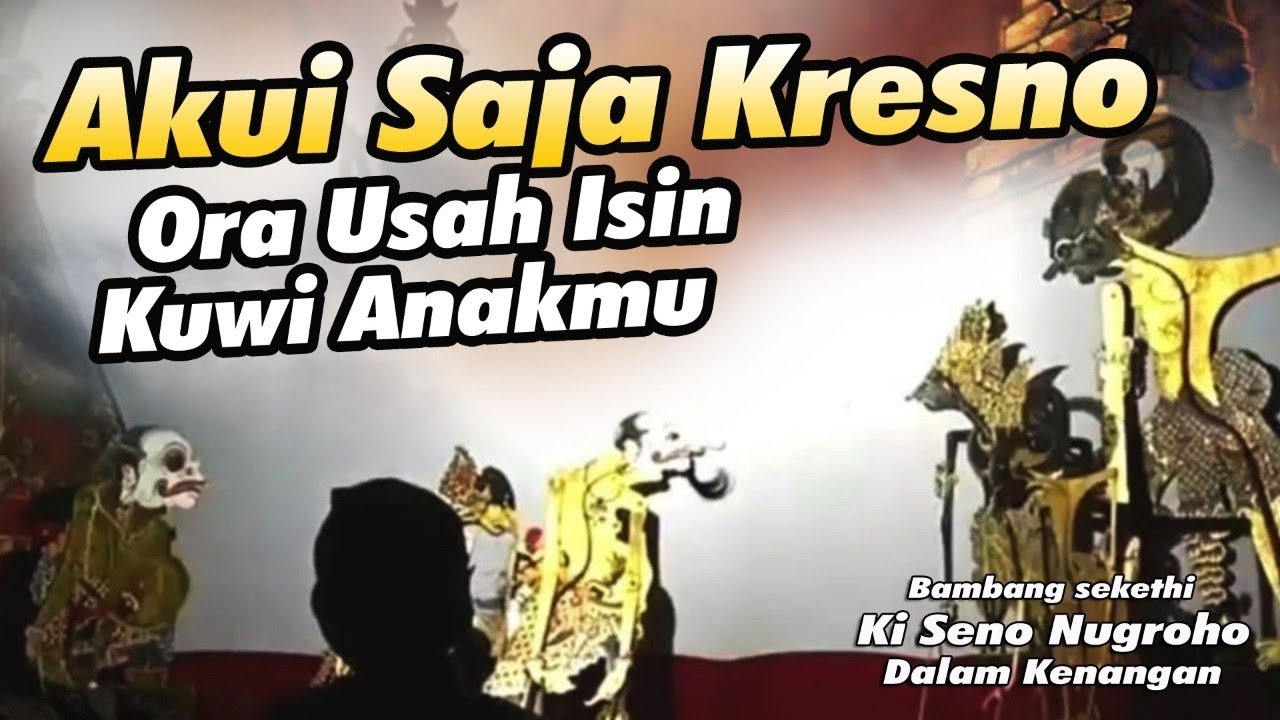 hwahaaaha kresno duwe anak ora gelem ngakoni