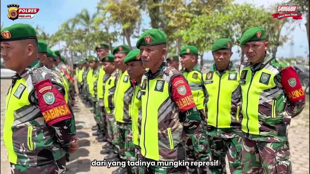Kapolres Pidie Jaya Pimpin Pelayanan dan Pengamanan Unjuk Rasa di Kantor Bupati