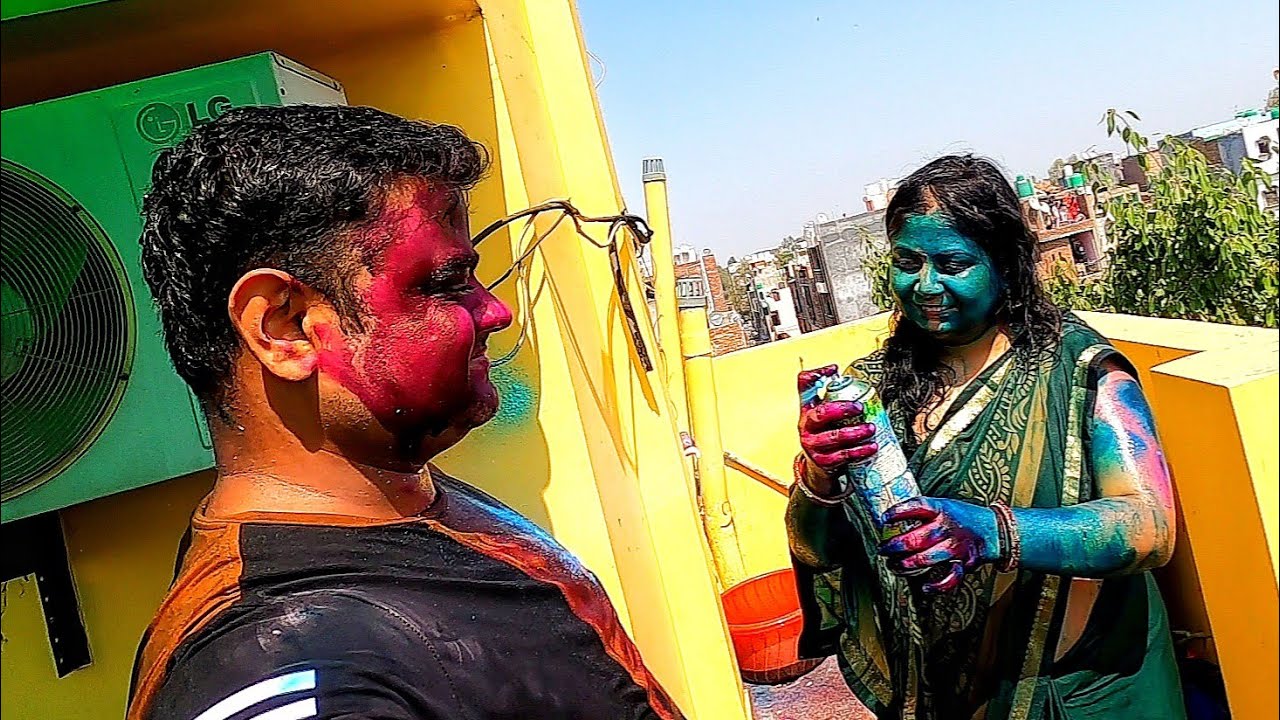 इस बार की होली में तो कमाल ही हो गया/Holi Vlog/होली का दिन कैसा रहा