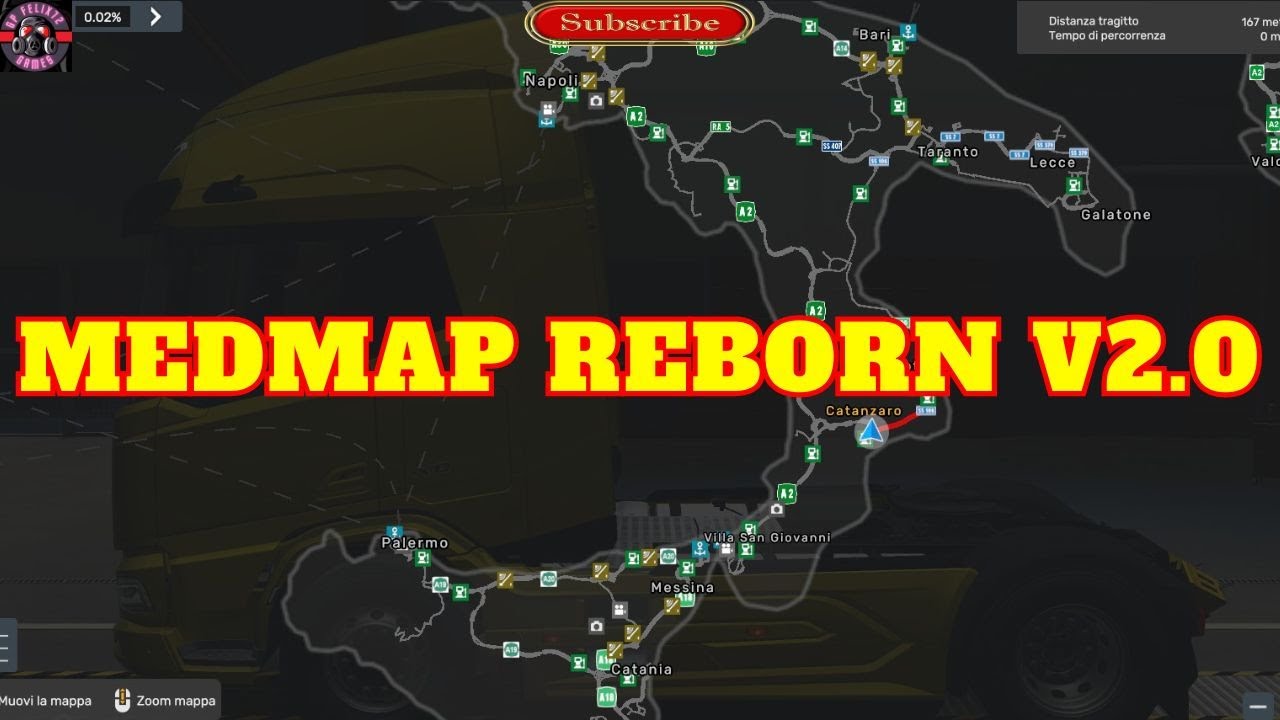 ETS2 1.50 MEDMAP REBORN V2.0
