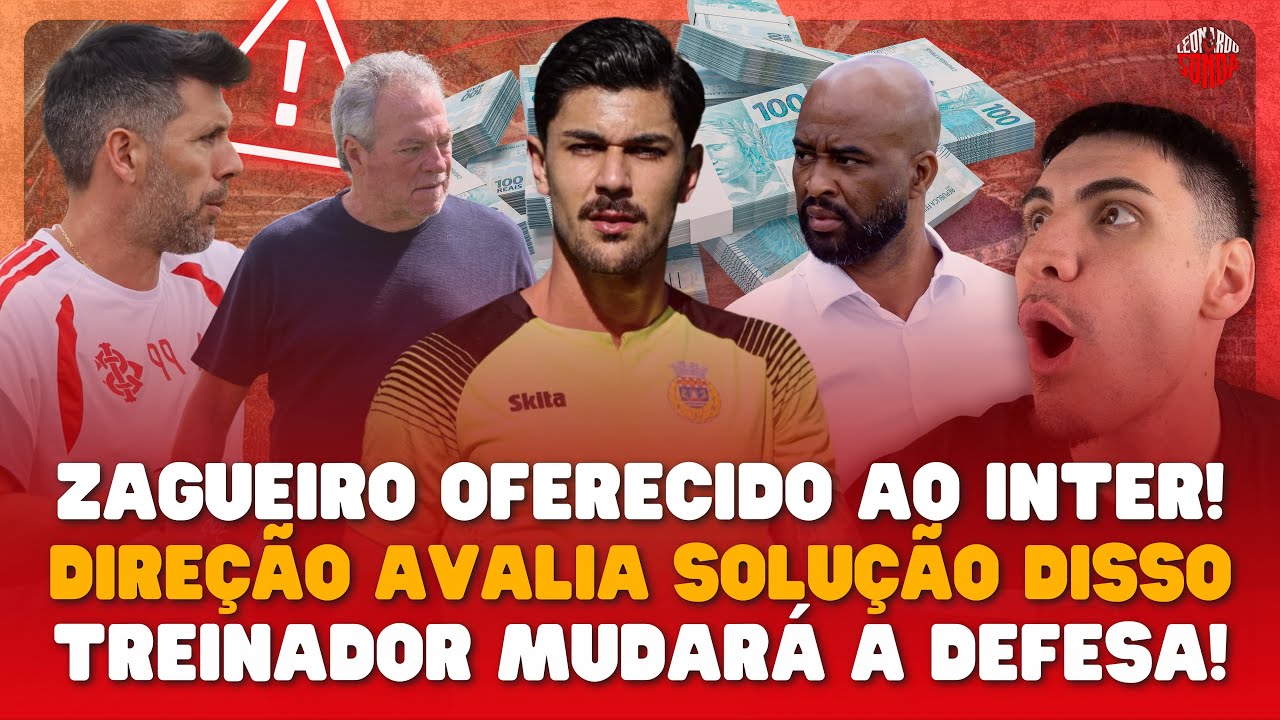 🚨 INTER: ZAGUEIRO OFERECIDO! PEZZOLANO VAI MUDAR NA DEFESA! DIREÇÃO DETECTA O REAL PROBLEMA!