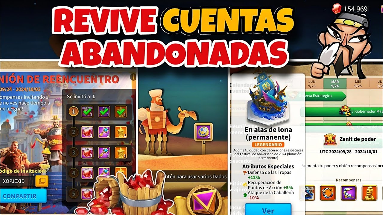 SIGUEN LOS EVENTOS DE ANIVERSARIO 2024 EN RISE OF KINGDOMS