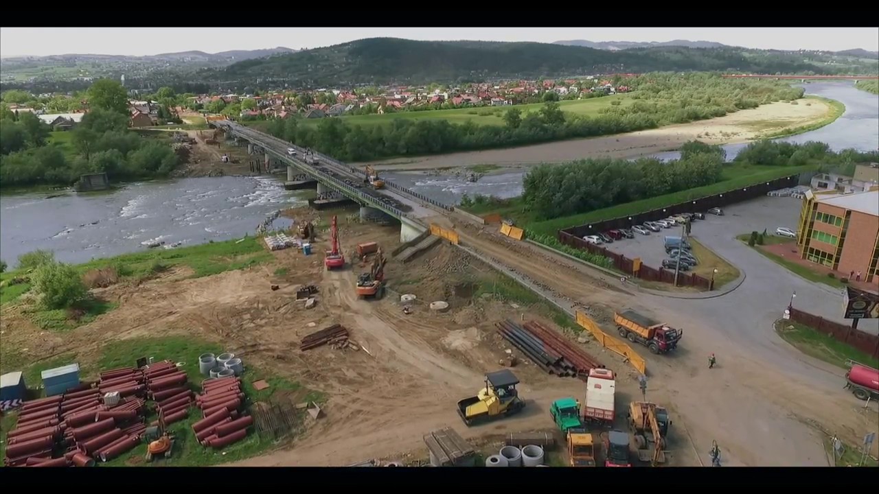 Rozbiórka mostu heleńskiego - Nowy Sącz 2018